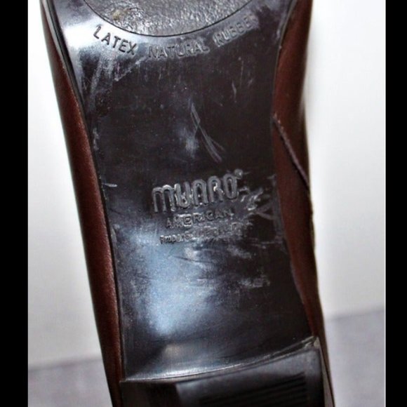 MUNRO WOMEN ROBYN HEEL BOOTIE SIZE 11 ANKLE BOOT LOW HEAL COMFY BROWN LEATHER - Picture 2 of 7